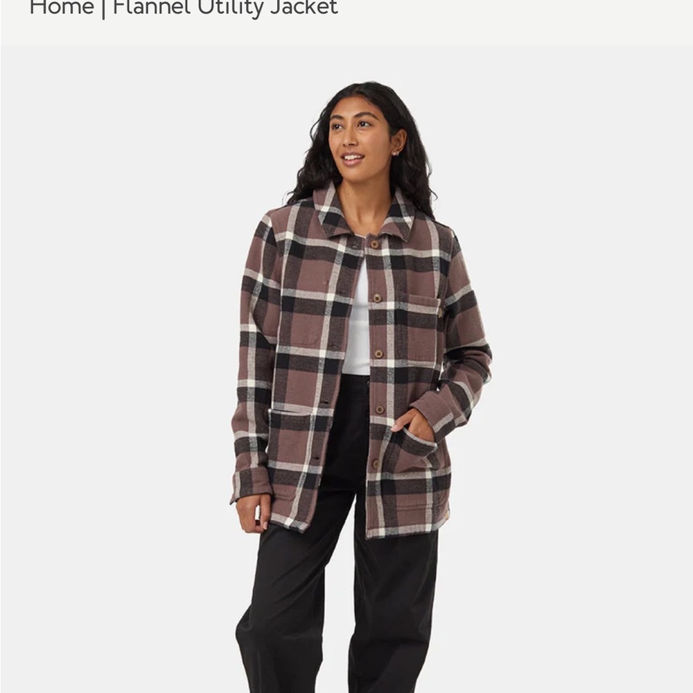 Woman’s flannel utility Jacket